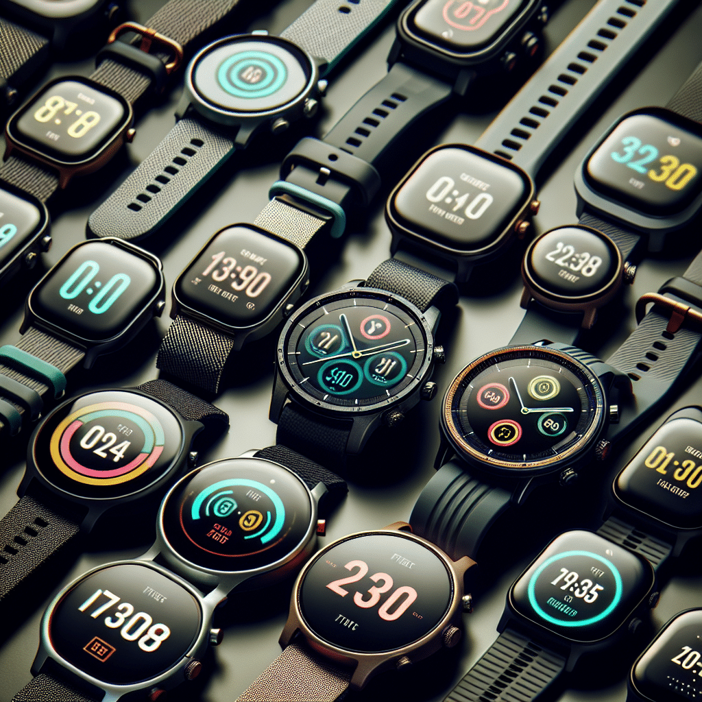 fitness smartwatches equipped with calorie tracking capabilities
