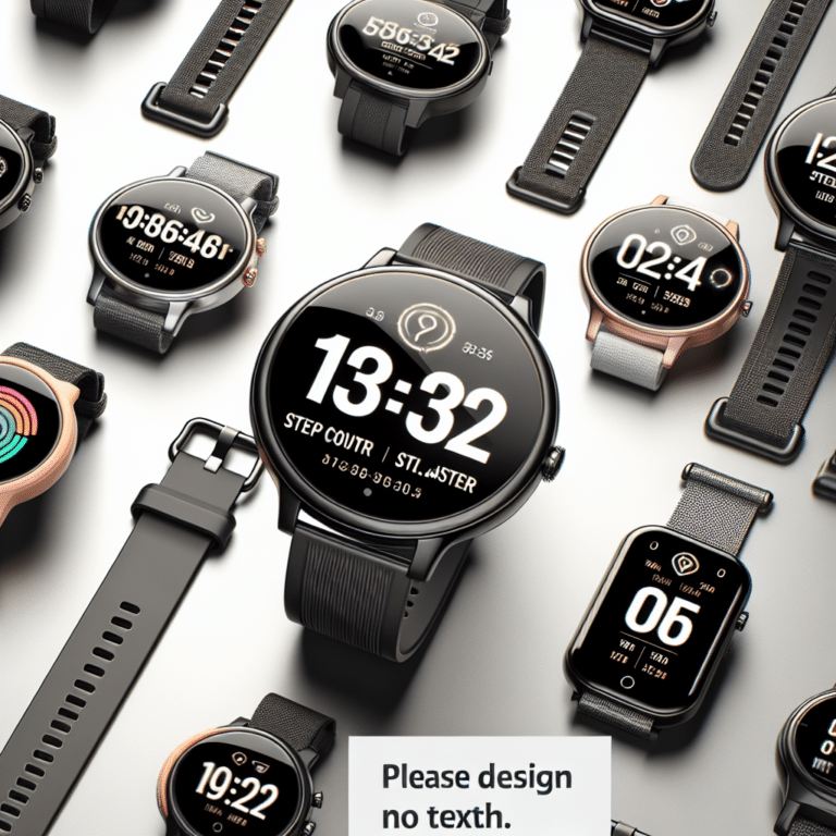 smartwatches with step counter and pedometer