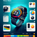 fitness smartwatch with calorie tracking